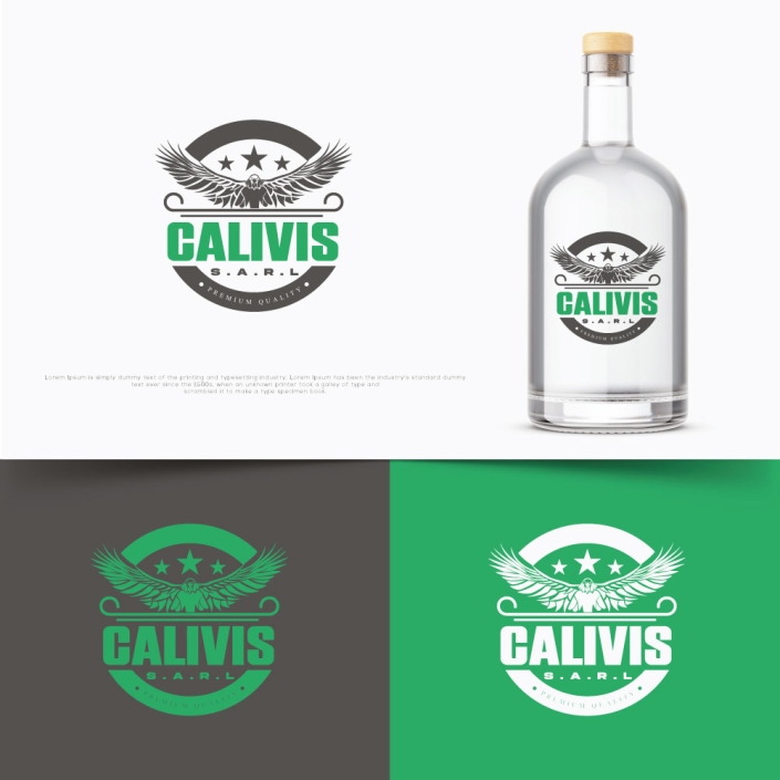 Calavis Wine Logo Design Calavis Wine Logo Design