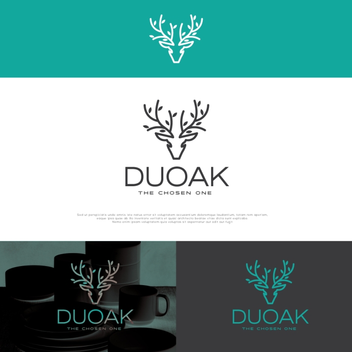 Duoak Tiffin Box Logo Design Duoak Tiffin Box Logo Design