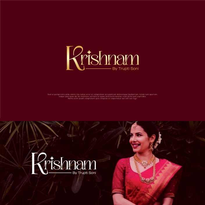 Krisnam Fashion Logo Design Krisnam Fashion Logo Design