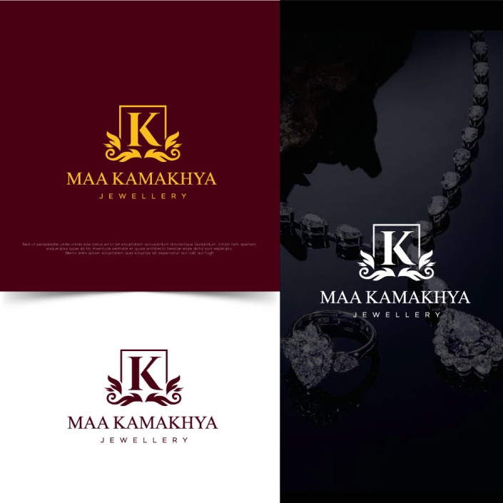 Maa Kamakhya Jewelry Logo Design Maa Kamakhya Jewelry Logo Design