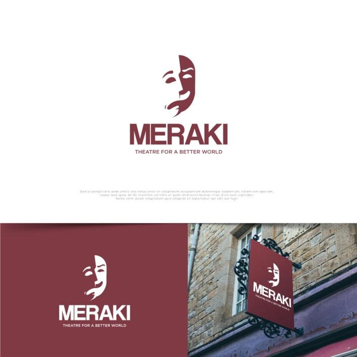 Meraki Theatre Logo Design Meraki Theatre Logo Design