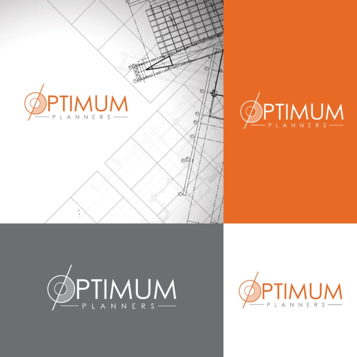 Optimium Planners Architect Logo Design Optimium Planners Architect Logo Design