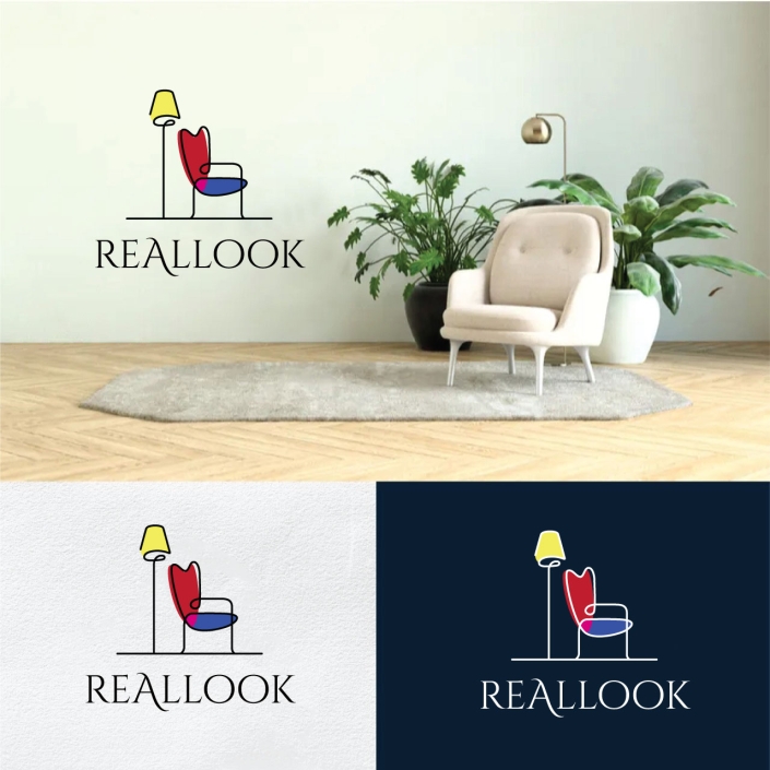 Real look home furnishing Logo Design Real look home furnishing Logo Design