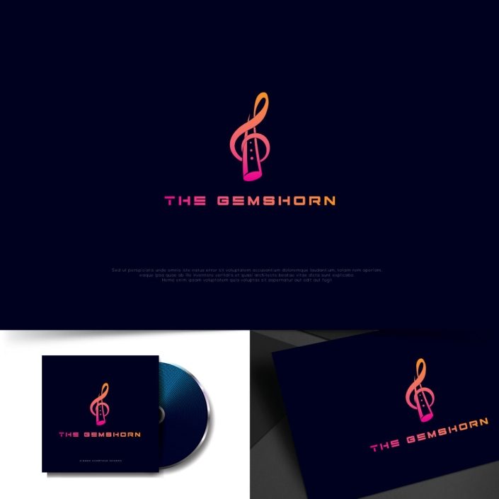 The Gemshorn Music Logo Design The Gemshorn Music Logo Design
