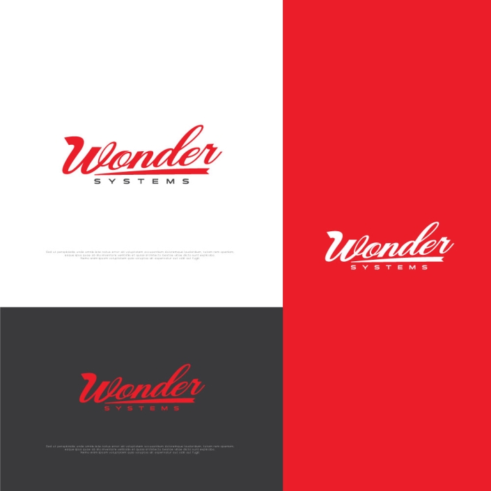 Wonder System Logo Design Wonder System Logo Design